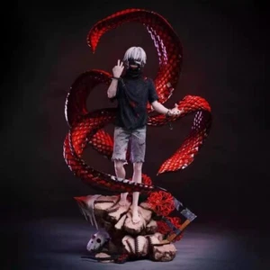 SPEDIZIONE USA! Statua Modellino Tokyo Ghoul Ken Kaneki 1/8 Doppia Testa Da Collezione - Foto 1 di 8