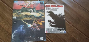 2019 SDCC COMIC CON 65 YEARS OF GODZILLA PROMO CARD SET OF 3 MOTHRA ALL MONSTERS - Picture 1 of 1