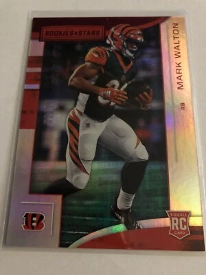 Mark Walton 2018 Rookies & Stars Red Longevity Cincinnati Bengals 02/75 - Image 1 of 2