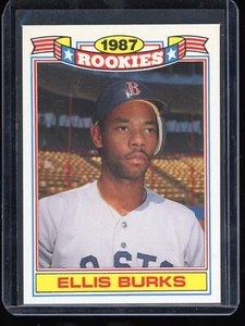 Tarjeta de béisbol Ellis Burks 1987 Topps Rookies #2 de 22 Medias Rojas de Boston - Imagen 1 de 2