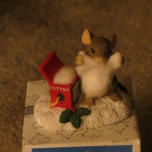 CHARMING TAILS "COTTON CLAUS" FITZ AND FLOYD 98/222 - Imagen 1 de 6