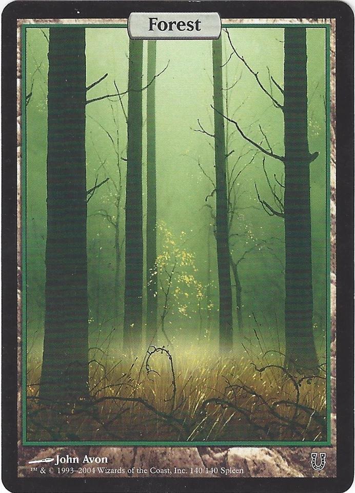 TCG MtG 188 Magic the Gathering Unhinged Full Art Land Forest - Bild 1 von 1