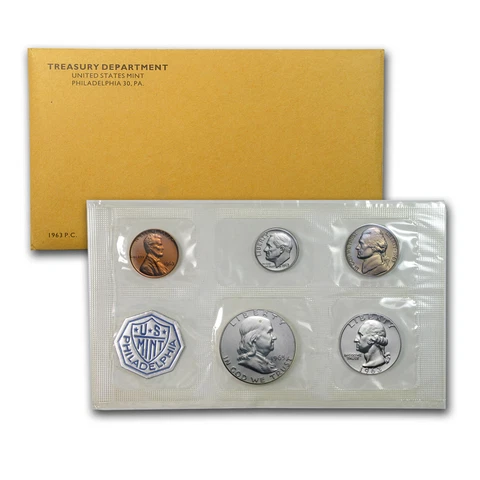 1963 U.S. Proof Set - SKU #1141 Cover