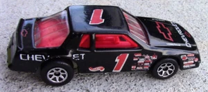 1991 Hot Wheels #441 CHEVY STOCKER Black w/Chrome 7 Spoke Wheels MINT LOOSE - Picture 1 of 4