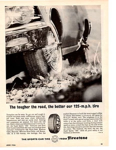 1966-1967 CHEVROLET CHEVELLE SS ~  ORIGINAL FIRESTONE AD - Picture 1 of 1