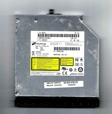 Unidad DVD-RW Hitachi-LG (H-L) GT80N SATA 12,7 mm. con bisel Foto 1 de 2