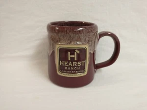 Deneen Pottery "Hearst Ranch" Burgundy Drip Glaze Mug 2016 - Rare - Picture 1 of 8