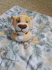 Disney Baby Lovey Lion King Simba Security Blanket Plush Baby Doll Plant Leaf - Picture 1 of 13