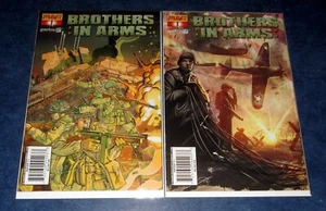 BROTHERS IN ARMS #1 VARIANTE A & B 1 primer juego de impresión DYNAMITE COMIC 2008 SERIE DE TELEVISIÓN CASI NUEVO - Imagen 1 de 1