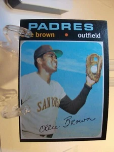 1971 Topps Baseball Card #505 Ollie Brown (85340) - Picture 1 of 2