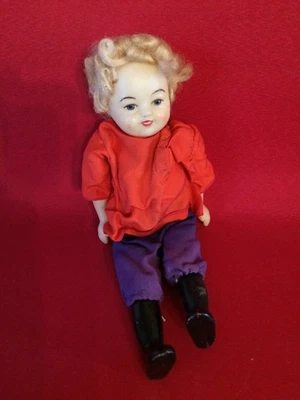 RARE Poupée folklorique RUSSE monde URSS période Fédération de RUSSIE Voir état - Photo 1/3