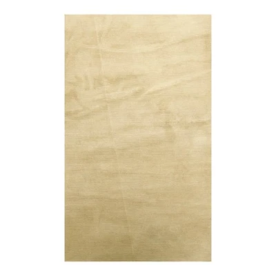 Hand Knotted Tibetan 100% Wool Ribbed Modern Area Rug Mint 2'11" x 4'9" - Image 1 of 4