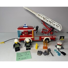 Lego City Fire Ladder Truck #60107 - see description