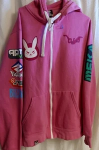 Jinx D.VA Ultimate Hoodie Pink Unisex DEPOP BOLO Y2K Größe 2XL Gaming - Bild 1 von 15
