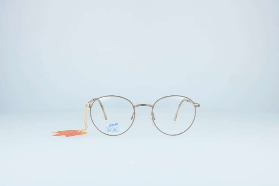 Monturas para gafas Safilo Elasta Team doradas redondas 3843 51-20-140 Foto 1 de 4