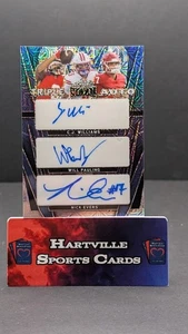 CJ Williams,Will Pauling,Nick Evers 2024 Leaf Metal Triple Auto /8 #TA-13 - Picture 1 of 2