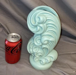 Vintage Haeger Plume Feder Kunstkeramik Vase - Bild 1 von 8