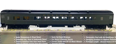 HO WALTHERS 932-10301 PULLMAN PESO PESADO 28-1 SALÓN (PLAN #3416) PULLMAN Foto 1 de 2