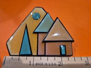 Vintage Haus Brosche Anstecknadel Lucinda Mode Brosche Anstecknadel - Bild 1 von 4