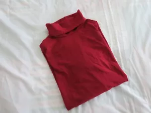Land's End Turtleneck XS petite Red - Picture 1 of 14