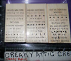 STAMPIN UP SO MANY SAYINGS 3 RUBBER STAMPS SAYINGS LOVE FRIENDS IT&#39;S A GIRL BOY