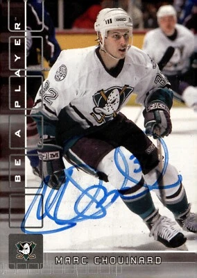 Marc Chouinard - Signed 2001-02 In The Game Be A Player Memorabilia Card #233 - Image 1 of 2