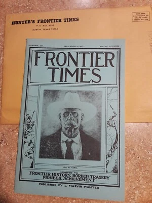 Frontier Times Magazine December 1927 NEW IN MAILING SLEEVE - Image 1 of 4