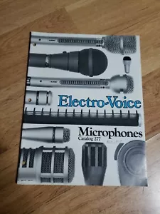 EV Electro Voice Microphones MIC Original Catalog - Picture 1 of 8