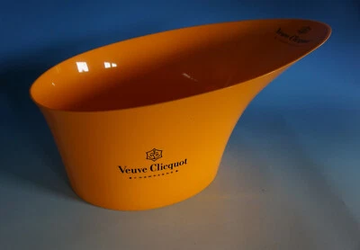 FM22-1265: Veuve Clicquot Champagnerkühler Flaschenkühler Kunststoff Orange Kult - Bild 1 von 4