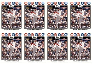 (8) 2008 Topps National Baseball Card Day #6 Clay Buchholz Red Sox Card Lot - Picture 1 of 2