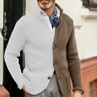 Men's Sweater Cardigan Knitted Button Cardigan Men Knitted Jackets Full Sleeve