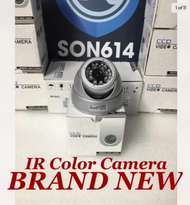 Cámara de Vigilancia Color BESNT BS-626SK con 3.6mm 650TVL CCTV 24LEDs Vandal ¡NUEVA! Foto 1 de 4