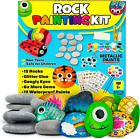 Deluxe Painting Kit - 12 Waterproof Paints for Rock Art, Crafts and Activities A