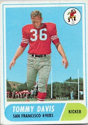 Tommy Davis #165 1968 Topps Football - Image 1 of 2