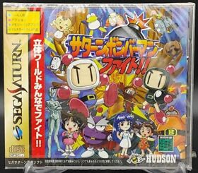 NEW!! SATURN BOMBERMAN FIGHT / Sega Saturn Game SS Japan NTSC-J