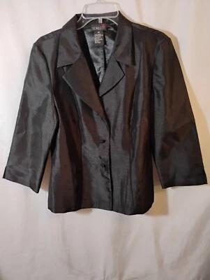 Chaqueta de traje de satén Scarlett Foto 1 de 4