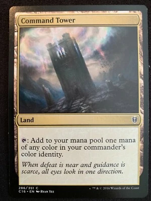 MTG Magic 1x x1 - Command Tower C2016 Ed LP (Avl 1) - Image 1 of 2