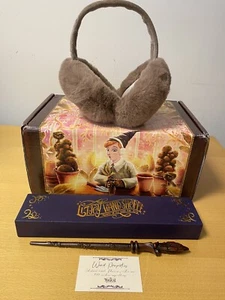 Rare HARRY POTTER Herbology SPROUT BRANCH WAND & MANDRAKE EARMUFFS Promo BOX Lot - Picture 1 of 7