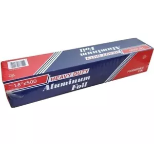Aluminum Foil Roll 18 Inch x 500 FT 20 Micron Thick Commercial Grade Extra Thick - Picture 1 of 8