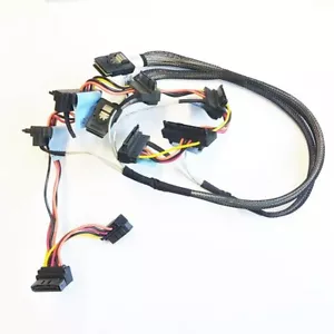 Câble Cordon Nappe Dell T110 6x Disque dur SATA SAS RAID 073J01 H200 SFF-8087 - Imagen 1 de 1