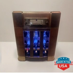1940s Upcycled Mahagony Art Deco Vintage Antique Liquore Bar Wine Cabinet - Picture 1 of 14