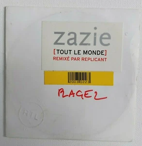 ZAZIE : TOUT LE MONDE (PROMO 12" REMIX REPLICANT) ♦ CD SINGLE ♦ - Picture 1 of 2