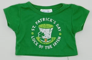 Build a Bear Workshop St. Patrick's Day Shirt Luck of the Irish Green 2014 BABW - Picture 1 of 4