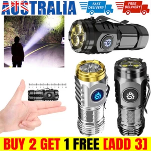 Three-Eyed Monster Mini Flashlight Flash Super Power Waterproof Outdoor Travel + - Picture 1 of 40