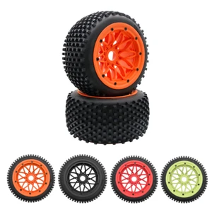 Neumáticos de desierto con clavos pasador trasero RC 1/5 con llantas de nailon para HPI Rovan Baja 5B - Imagen 1 de 28