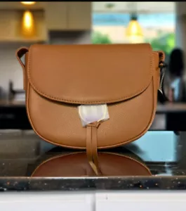 JJ WINTERS Ivy Leather Crossbody CARAMEL Bag Purse MSRP $148 ~ Rachel Zoe NWT - Picture 1 of 3