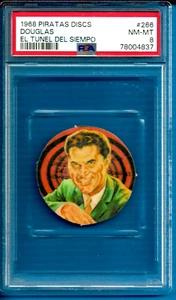 1968 Figuritas Piratas Argentina Disc #266 Doug - The Time Tunnel TV Show Psa 8 - Picture 1 of 2