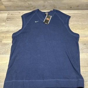 Nike Vest Navy Size L New - Picture 1 of 6