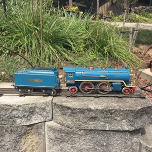 Lionel 390E and tender in Blue comet colors - Picture 1 of 8