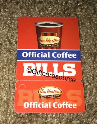TIM HORTONS BUFFALO BILLS SCHEDULE 2014 “OUR TIME” COLLECTIBLE NEW - Image 1 of 2